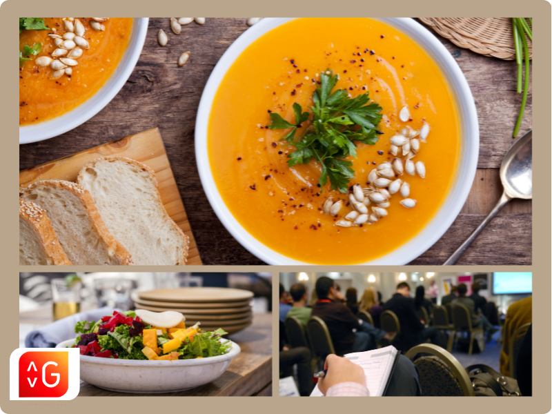 Lunch tijdens masterclass