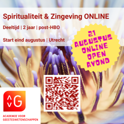 Primeur: online opleiding Spiritualiteit & Zingeving